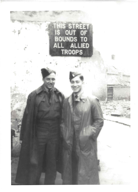 Frank and Sgt McColl 1945